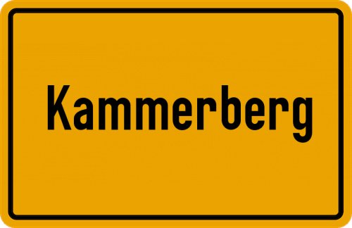 Ortsschild Kammerberg
