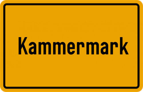 Ortsschild Kammermark