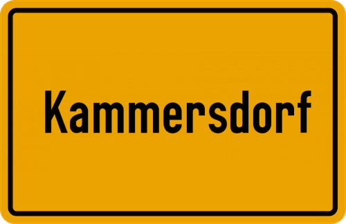 Ortsschild Kammersdorf