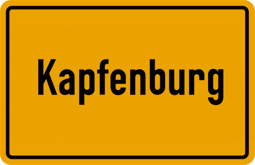 Ortsschild Kapfenburg