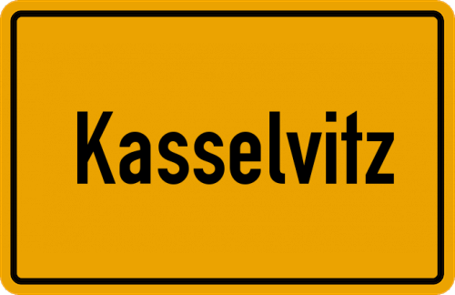 Ortsschild Kasselvitz
