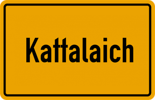 Ortsschild Kattalaich