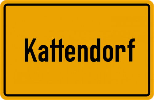 Ortsschild Kattendorf