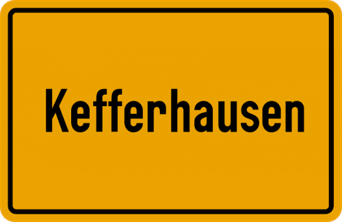 Ortsschild Kefferhausen