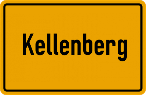 Ortsschild Kellenberg