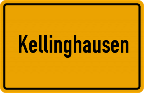 Ortsschild Kellinghausen