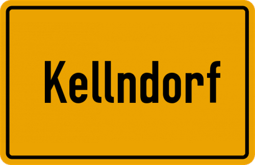 Ortsschild Kellndorf