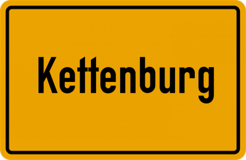 Ortsschild Kettenburg