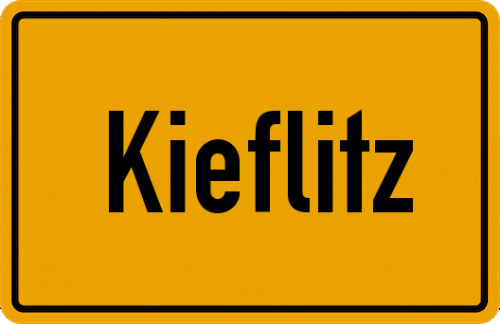 Ortsschild Kieflitz