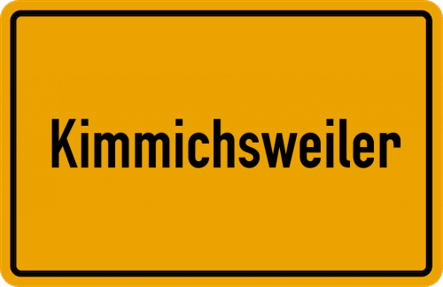 Ortsschild Kimmichsweiler