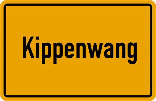 Ortsschild Kippenwang