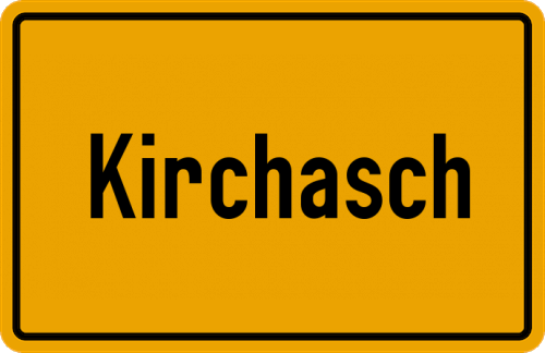 Ortsschild Kirchasch