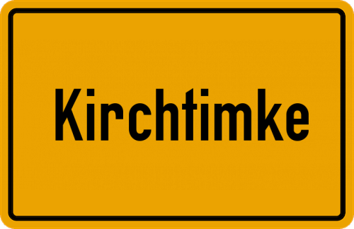 Ortsschild Kirchtimke