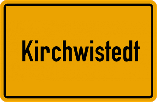 Ortsschild Kirchwistedt