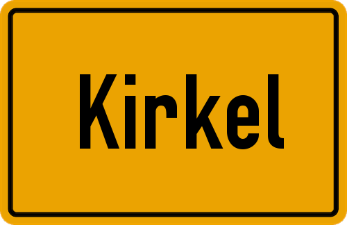 Ortsschild Kirkel