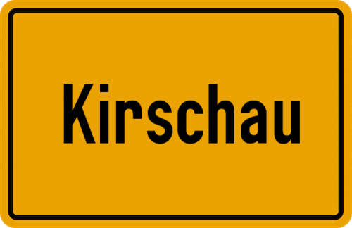 Ortsschild Kirschau