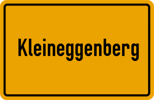 Ortsschild Kleineggenberg