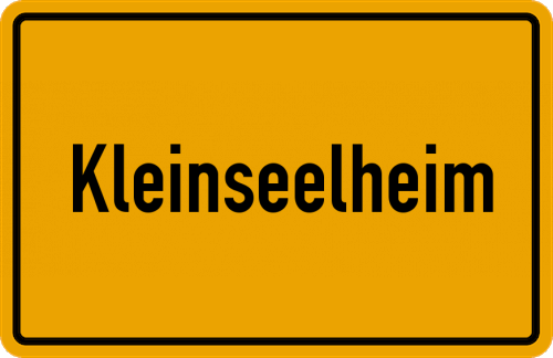 Ortsschild Kleinseelheim