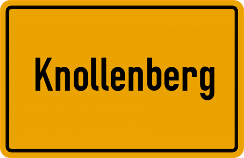 Ortsschild Knollenberg