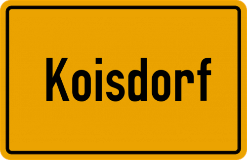 Ortsschild Koisdorf