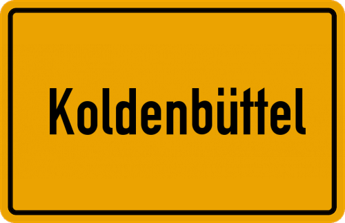 Ortsschild Koldenbüttel