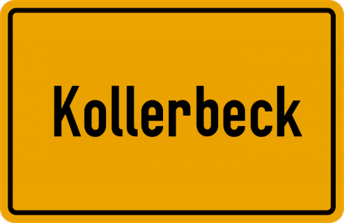 Ortsschild Kollerbeck