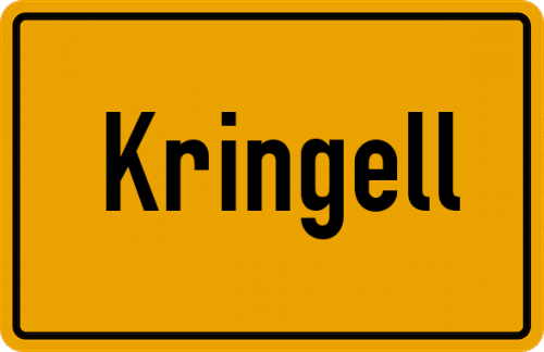 Ortsschild Kringell