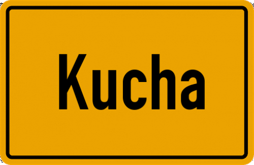 Ortsschild Kucha