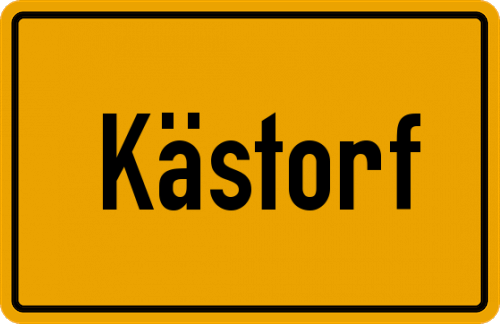 Ortsschild Kästorf, Kreis Gifhorn
