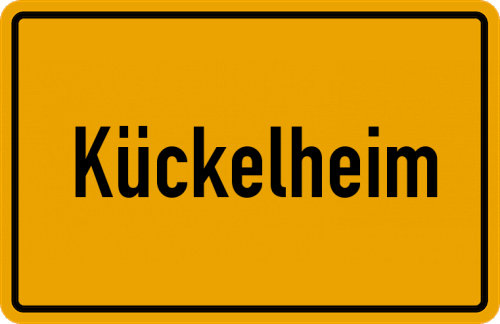 Ortsschild Kückelheim