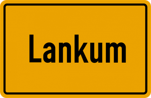 Ortsschild Lankum