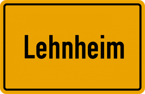 Ortsschild Lehnheim