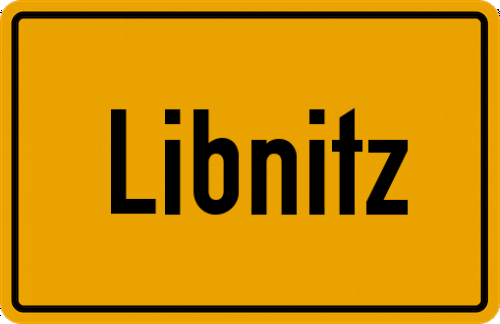 Ortsschild Libnitz