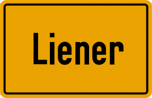 Ortsschild Liener, Oldenburg