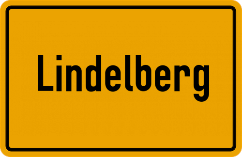 Ortsschild Lindelberg