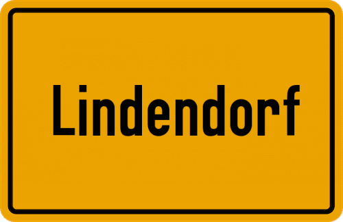 Ortsschild Lindendorf