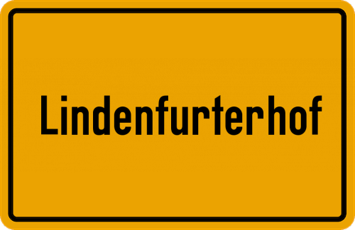 Ortsschild Lindenfurterhof