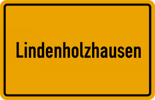 Ortsschild Lindenholzhausen