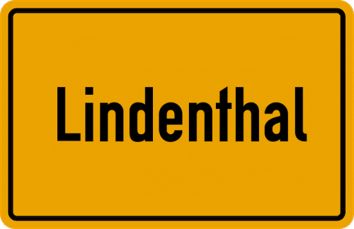 Ortsschild Lindenthal