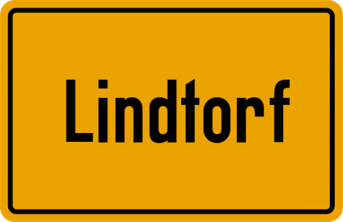 Ortsschild Lindtorf