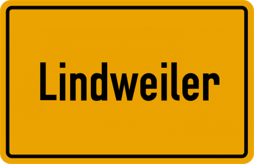 Ortsschild Lindweiler