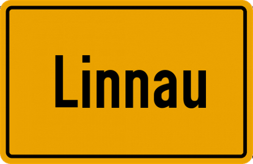 Ortsschild Linnau