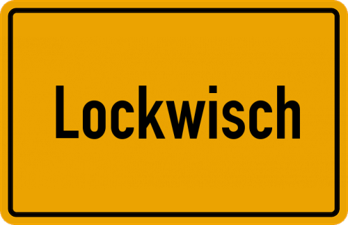 Ortsschild Lockwisch