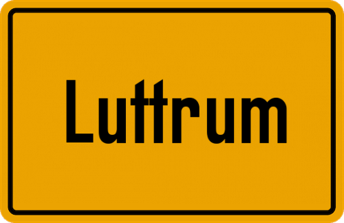 Ortsschild Luttrum