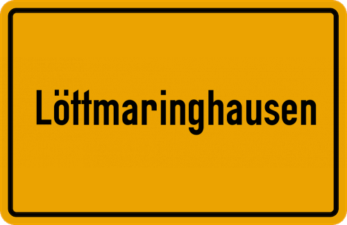 Ortsschild Löttmaringhausen