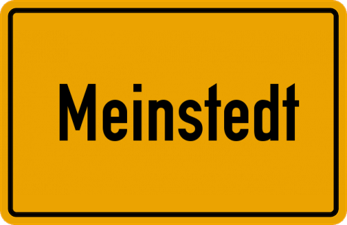 Ortsschild Meinstedt
