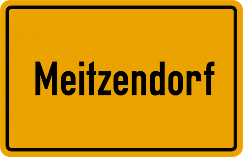 Ortsschild Meitzendorf