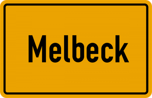 Ortsschild Melbeck
