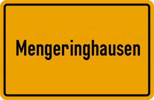 Ortsschild Mengeringhausen