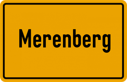 Ortsschild Merenberg